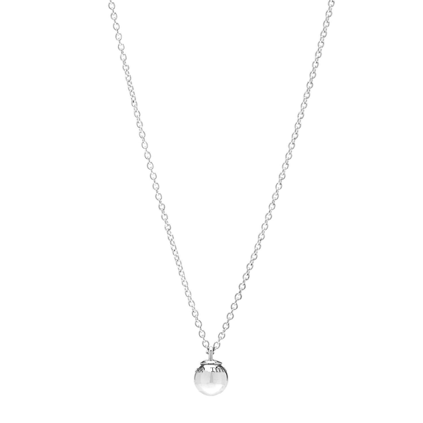 Sterling Silver 8mm HardWear Ball Pendant Necklace