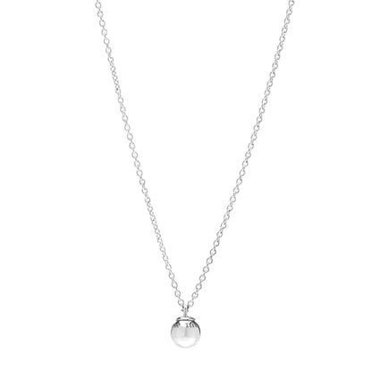 Tiffany Sterling Silver 8mm HardWear Ball Pendant Necklace 1 of 5