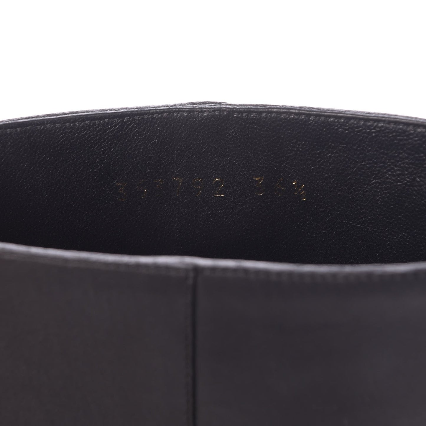 Calfskin Tess Horsebit Ankle Boots 36.5 Black