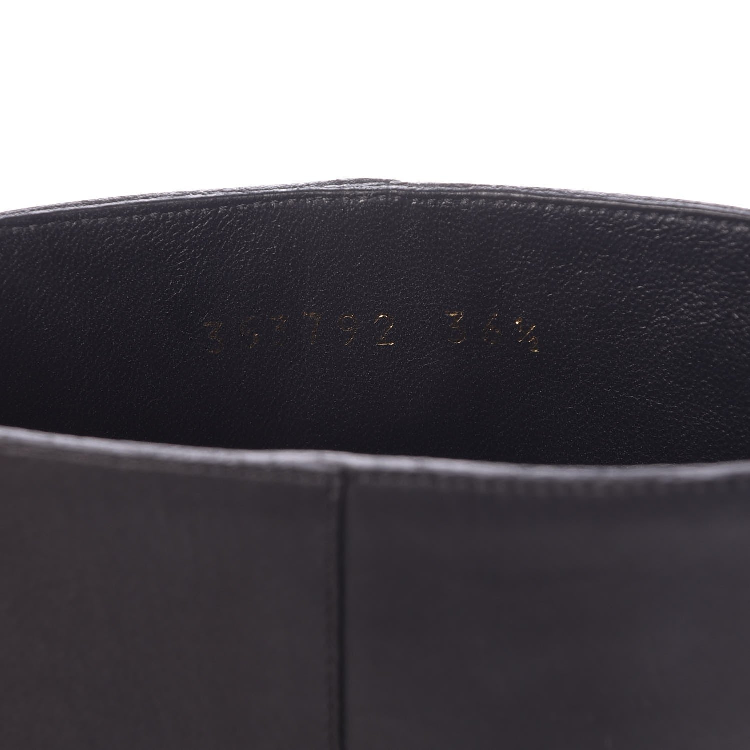Gucci Calfskin Tess Horsebit Ankle Boots 36.5 Black 7 of 7
