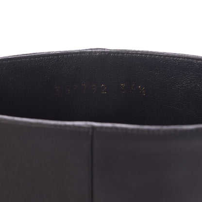 Gucci Calfskin Tess Horsebit Ankle Boots 36.5 Black 7 of 7