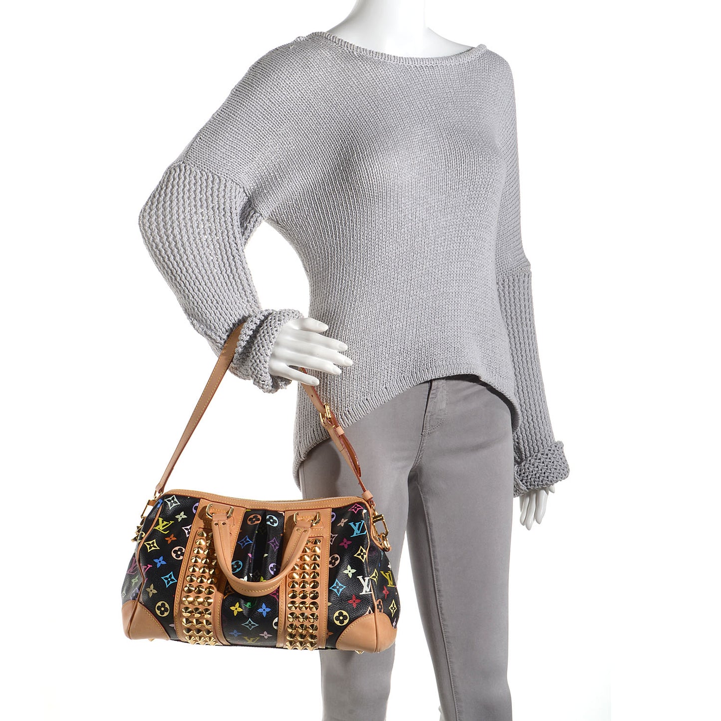 Monogram Multicolor Courtney MM Black