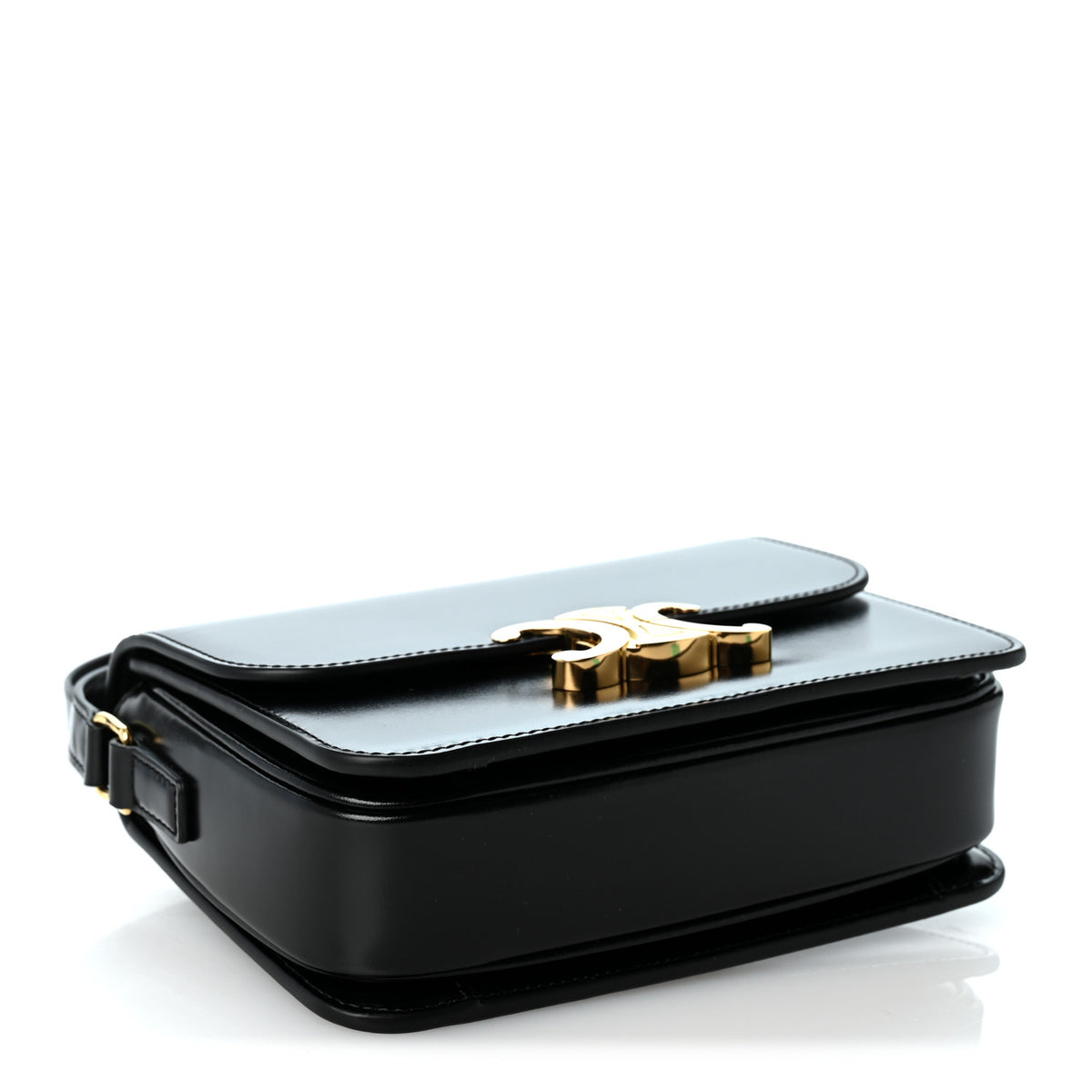 Shiny Calfskin Teen Triomphe Black