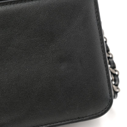 Chanel Caviar Quilted Boy Wallet On Chain WOC Black 13 of 14