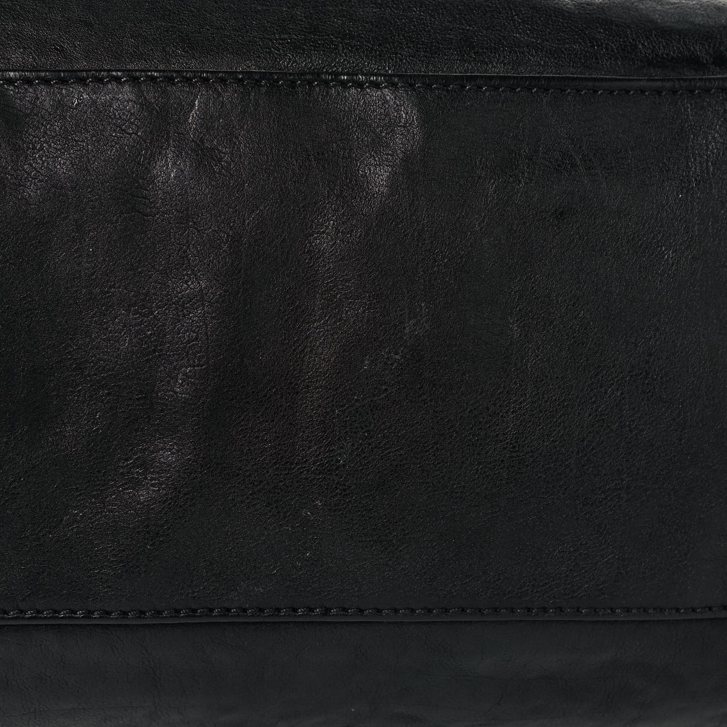 Calfskin East West Modern Chain Tote Black