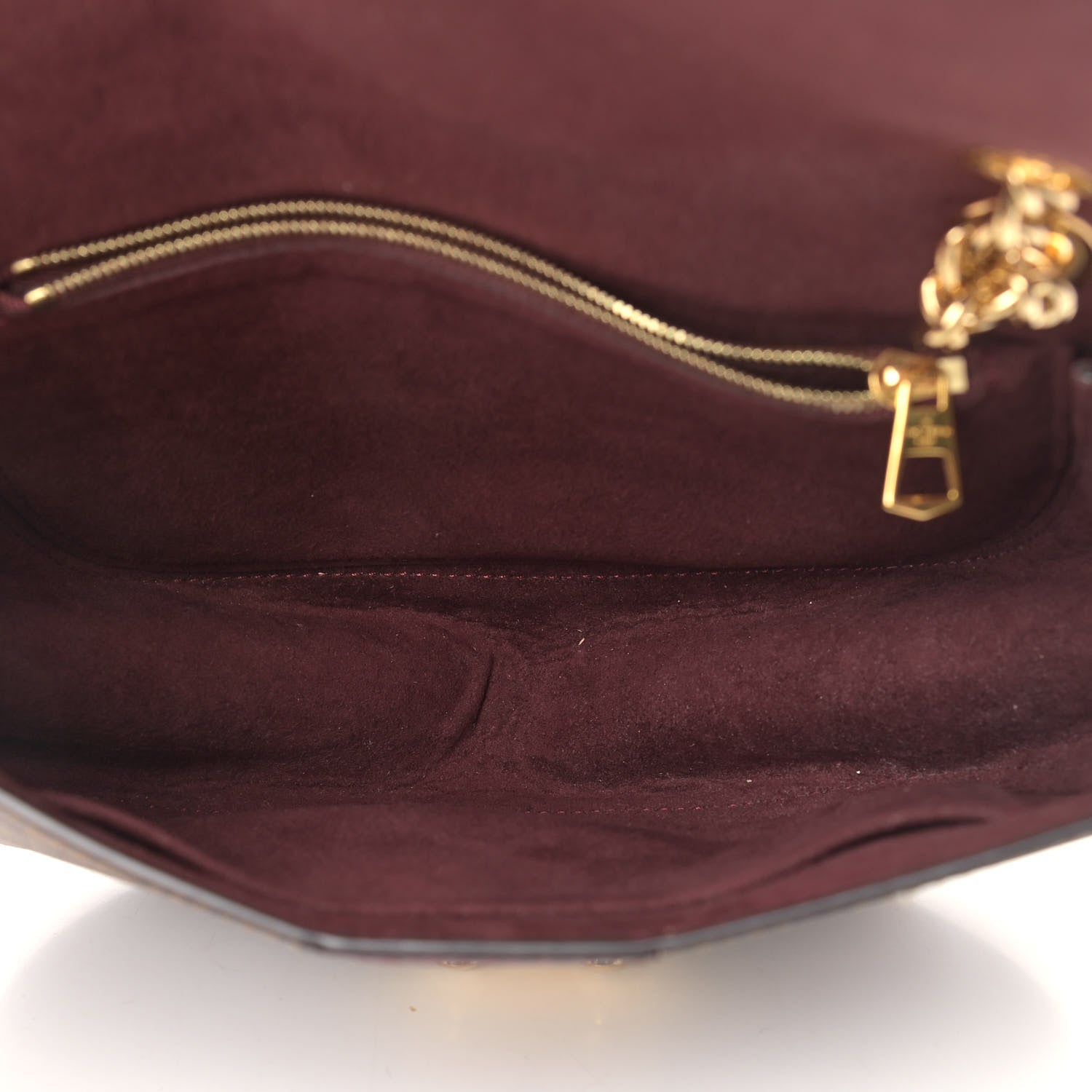 Louis Vuitton Damier Ebene Cuir Taurillon Wight Bordeaux 5 of 12