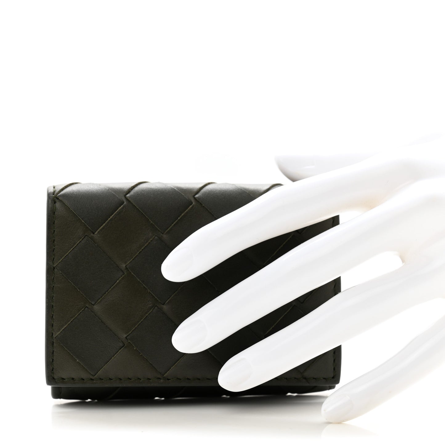 Nappa Intrecciato Trifold Wallet Camping