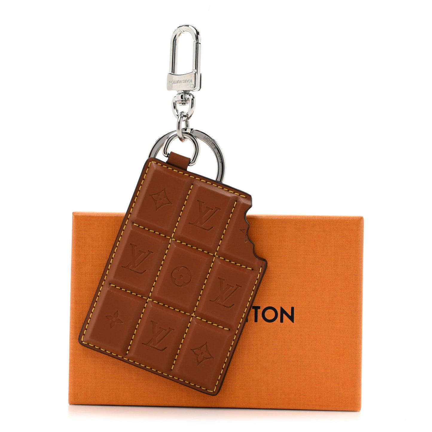 Monogram LV Chocolate Bar Bag Charm Key Holder