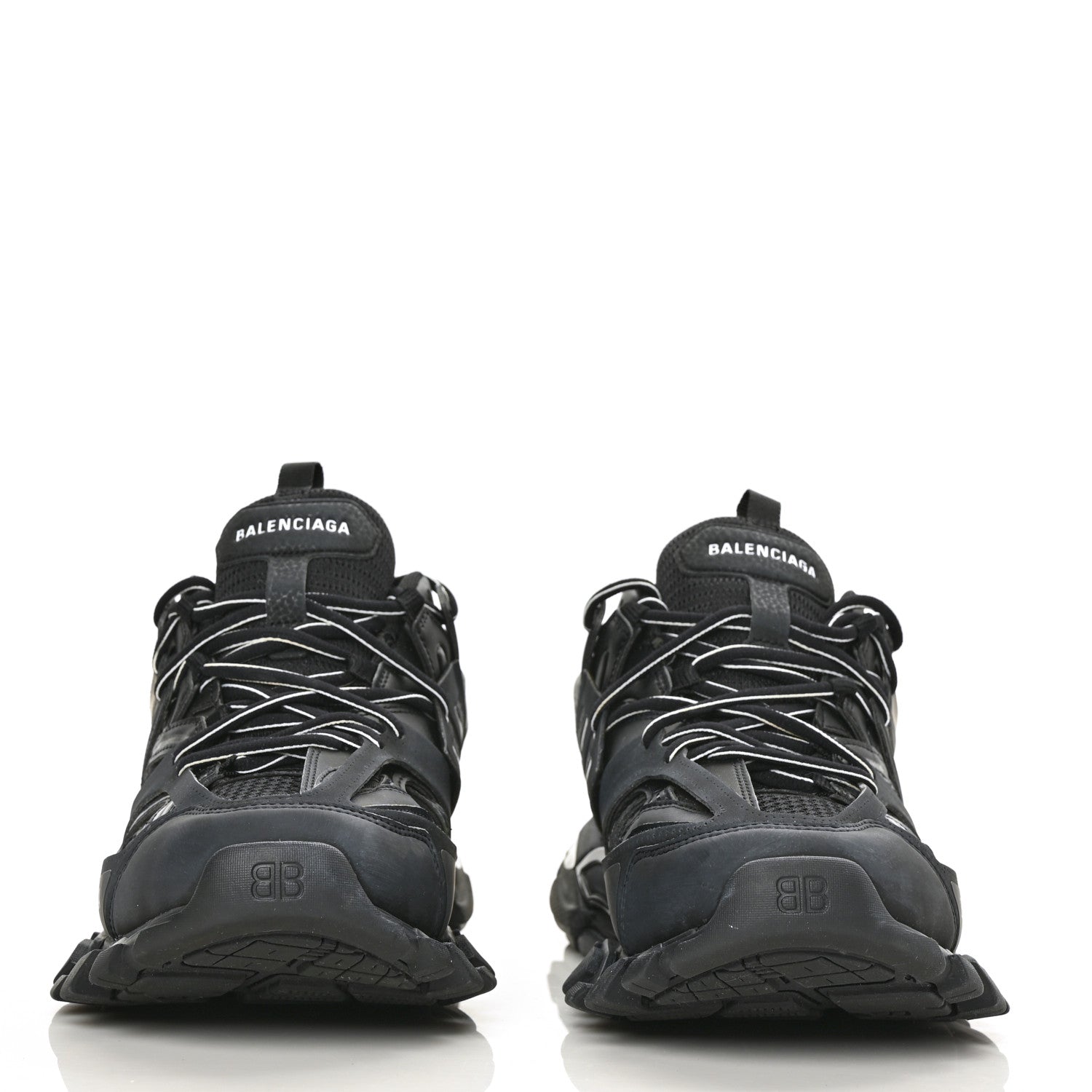 Balenciaga Mesh Nylon Mens Track Sneakers 44 Black 2 of 7