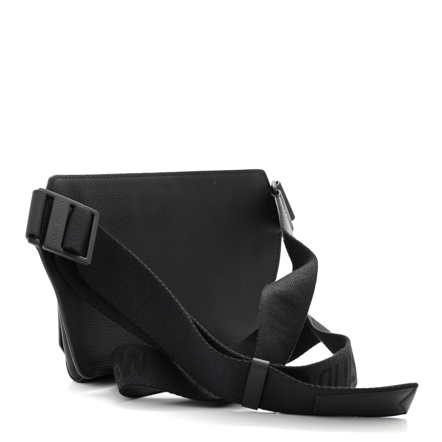 Louis Vuitton Grained Calfskin Aerogram Takeoff Slingbag Black 3 of 10