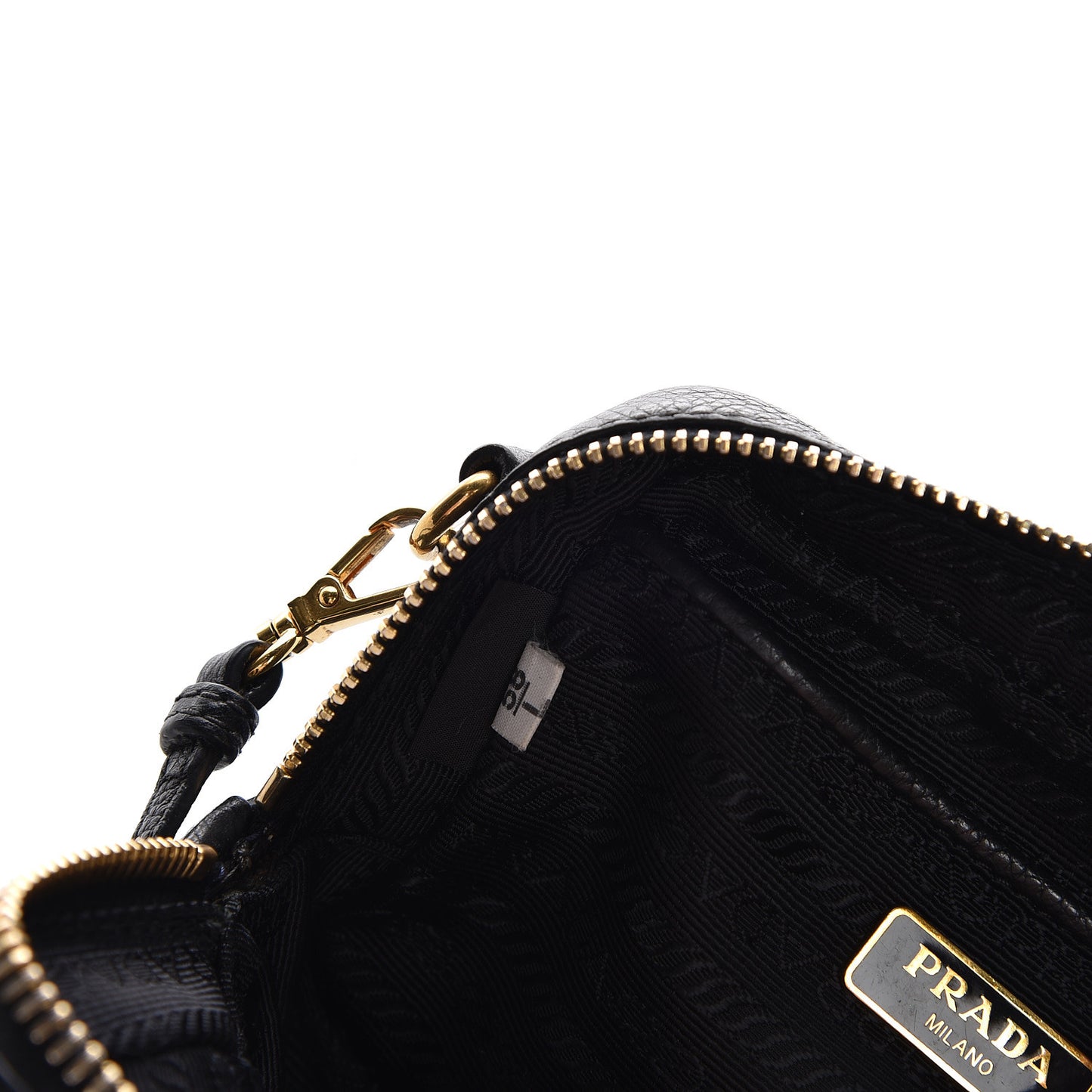 Vitello Daino Mini Camera Crossbody Black