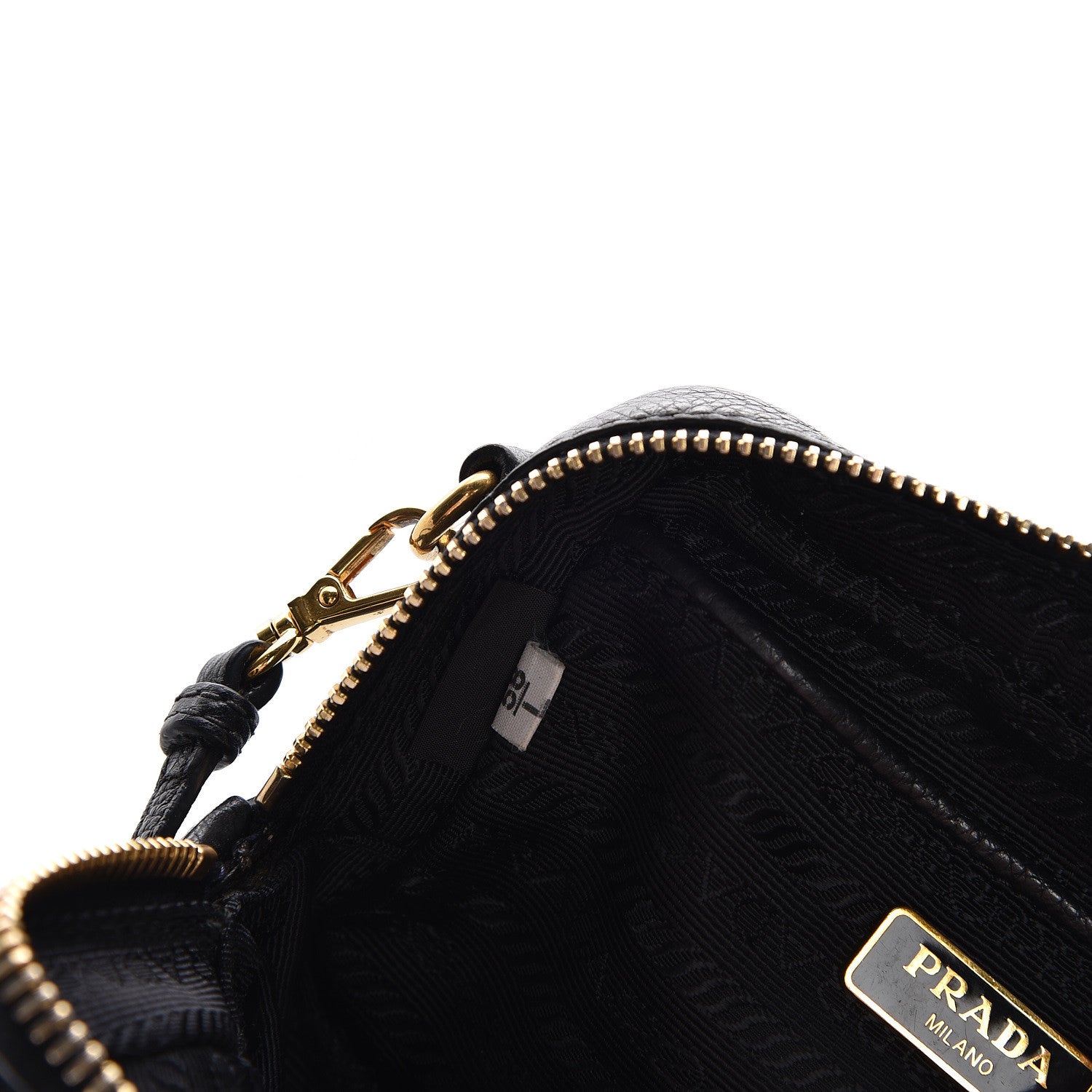 Prada Vitello Daino Mini Camera Crossbody Black 11 of 11