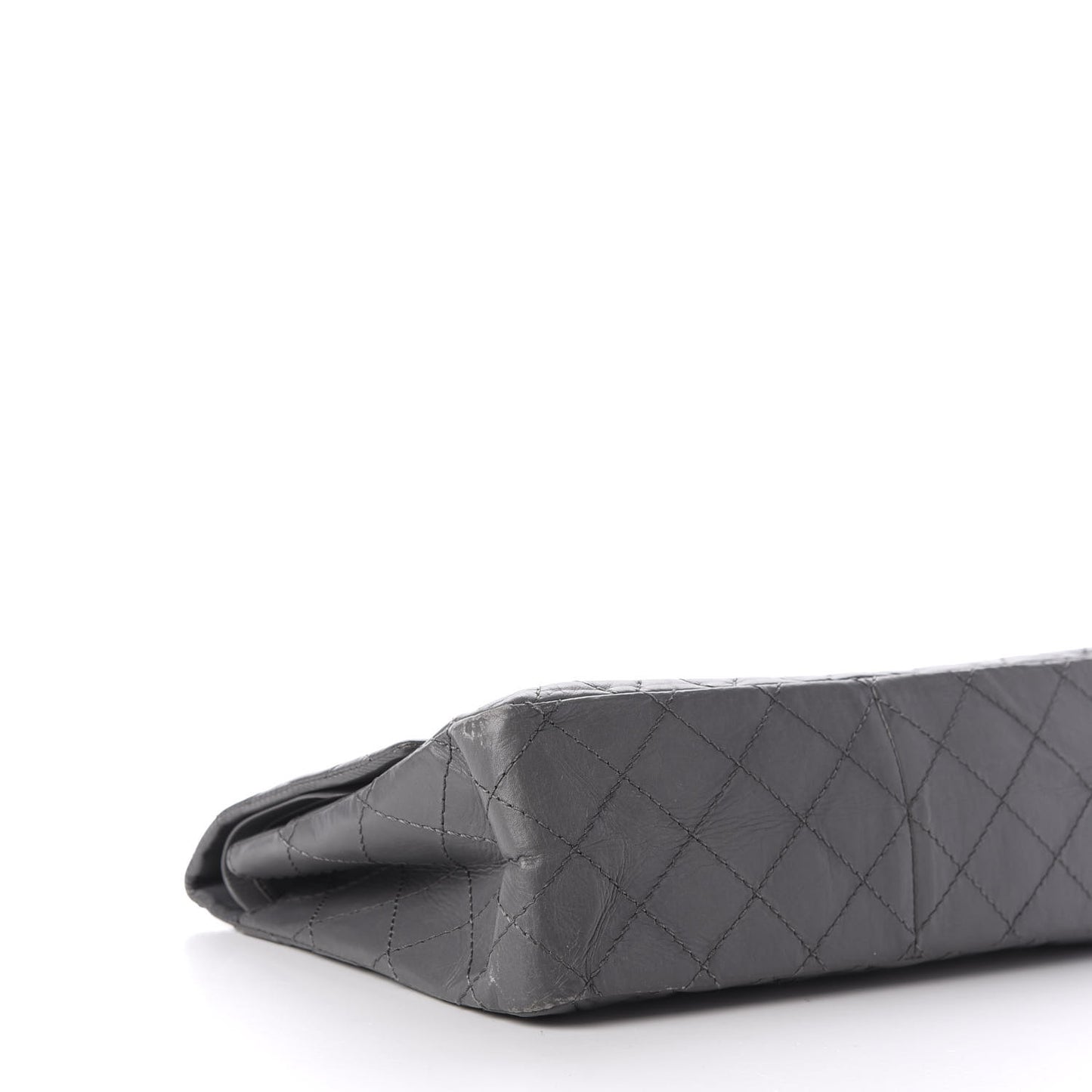 Aged Calfskin Quilted 2.55 Reissue 226 Flap Grey