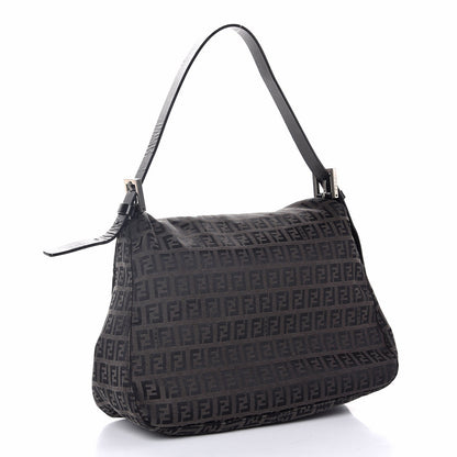 Fendi Zucchino Mama Baguette Black 3 of 7