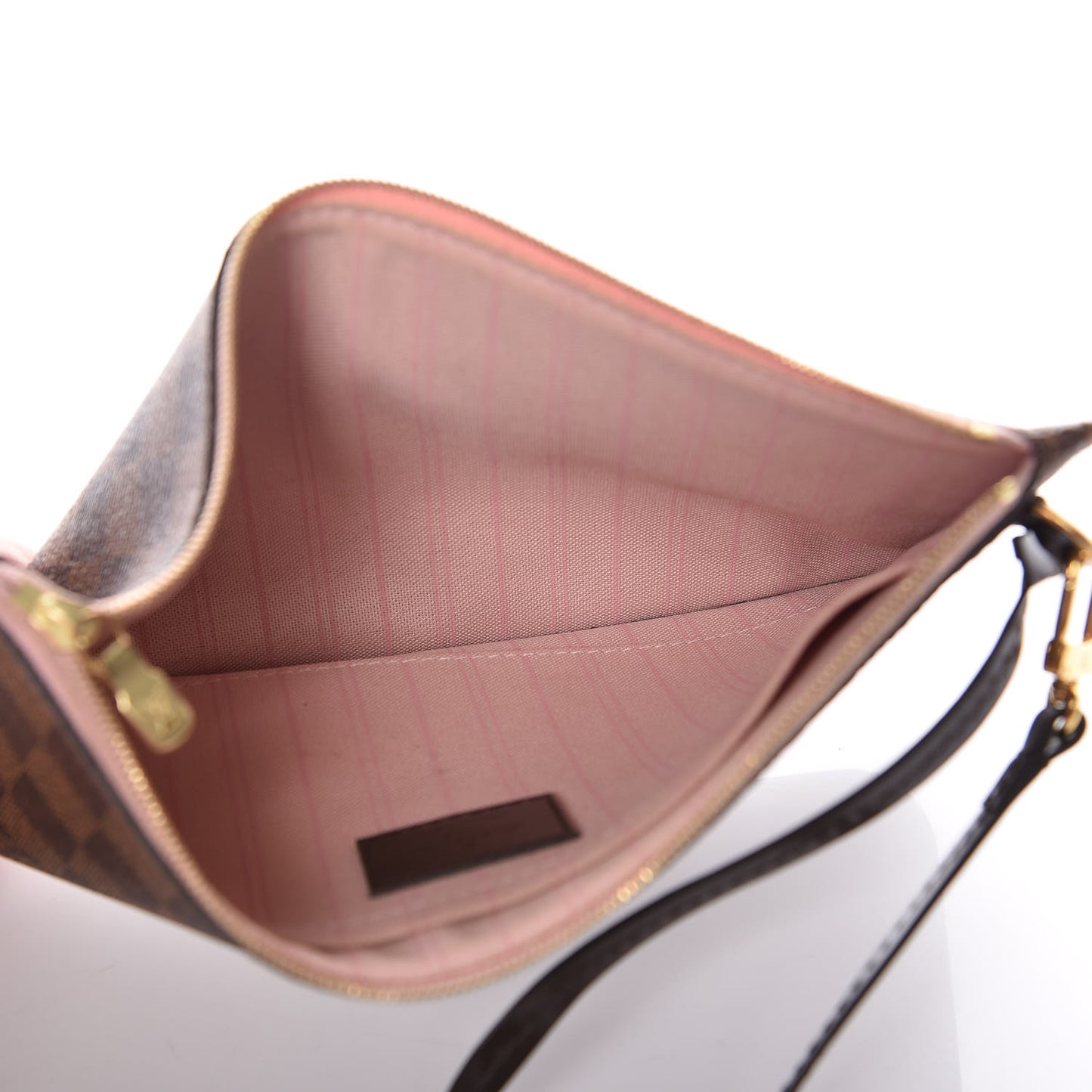Damier Ebene Neo Neverfull MM Rose Ballerine
