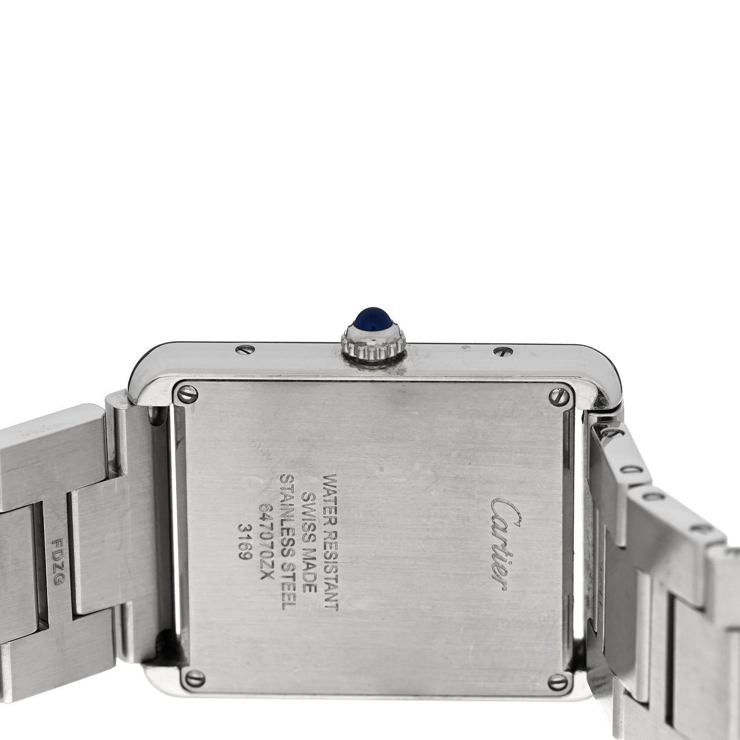 Cartier Stainless Steel 27mm Tank Solo Quartz Watch 4 of 5