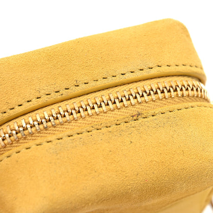 Saint Laurent Suede Lambskin Jaime Cube Charm Keychain Sunflower 7 of 7
