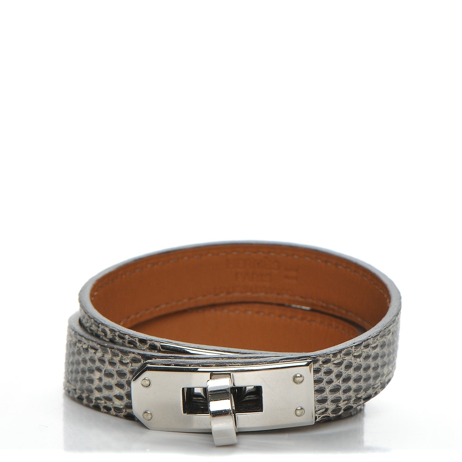 Hermes Niloticus Lizard Kelly Double Tour Bracelet S Ombre 1 of 6