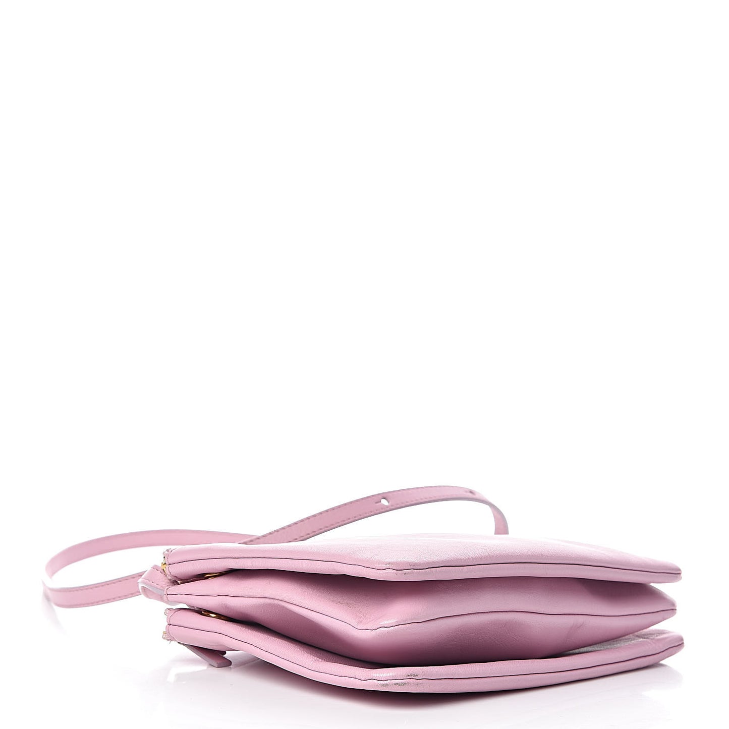 Lambskin Small Trio Crossbody Bag Antique Rose