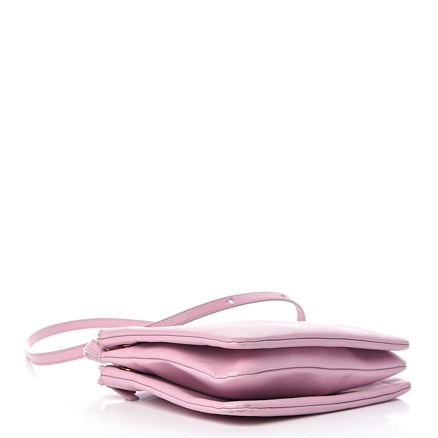 Celine Lambskin Small Trio Crossbody Bag Antique Rose 4 of 19