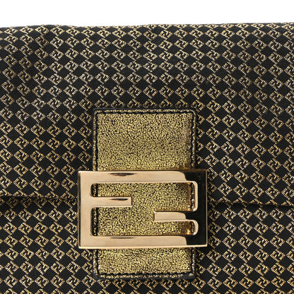 Fendi Micro Zucchino Forever Mini Mama Baguette Black Gold 7 of 9