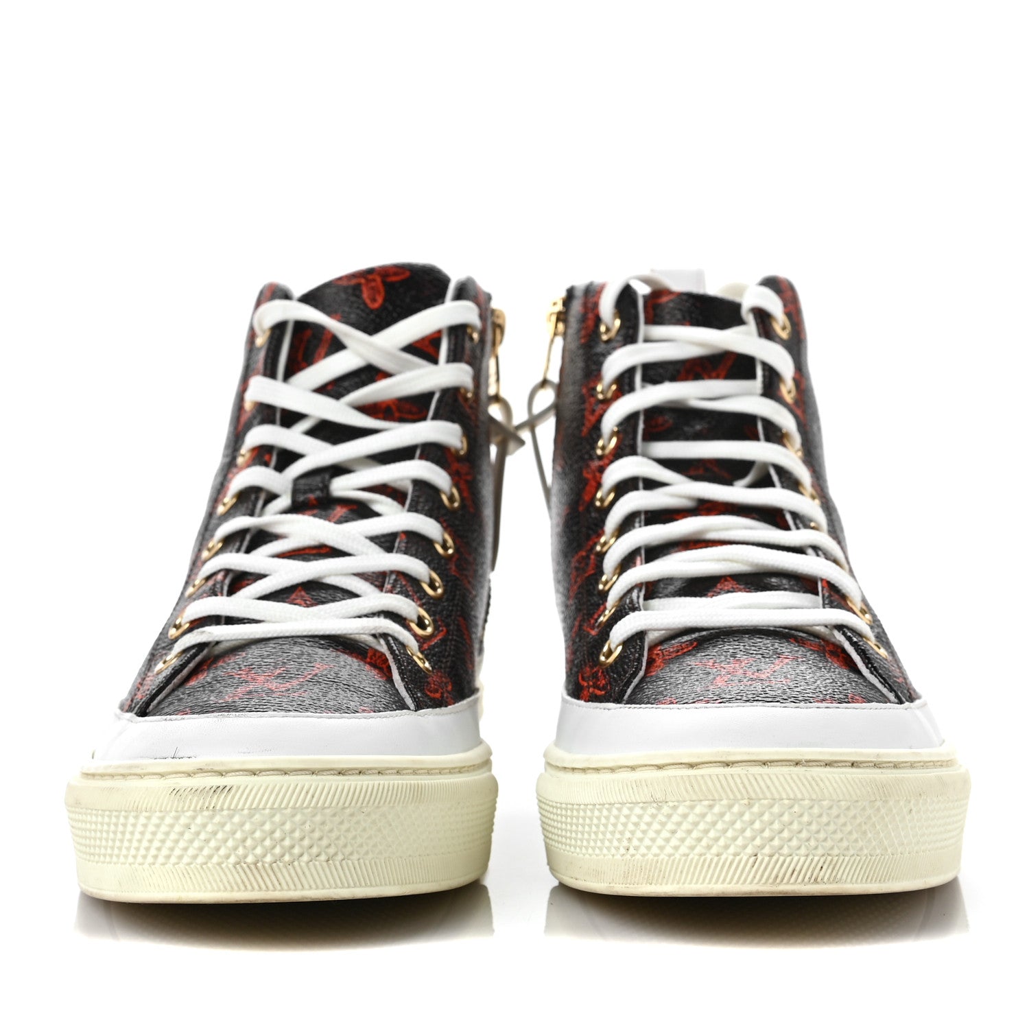 Louis Vuitton Catogram Stellar Sneaker Boots 37 Marron 2 of 9