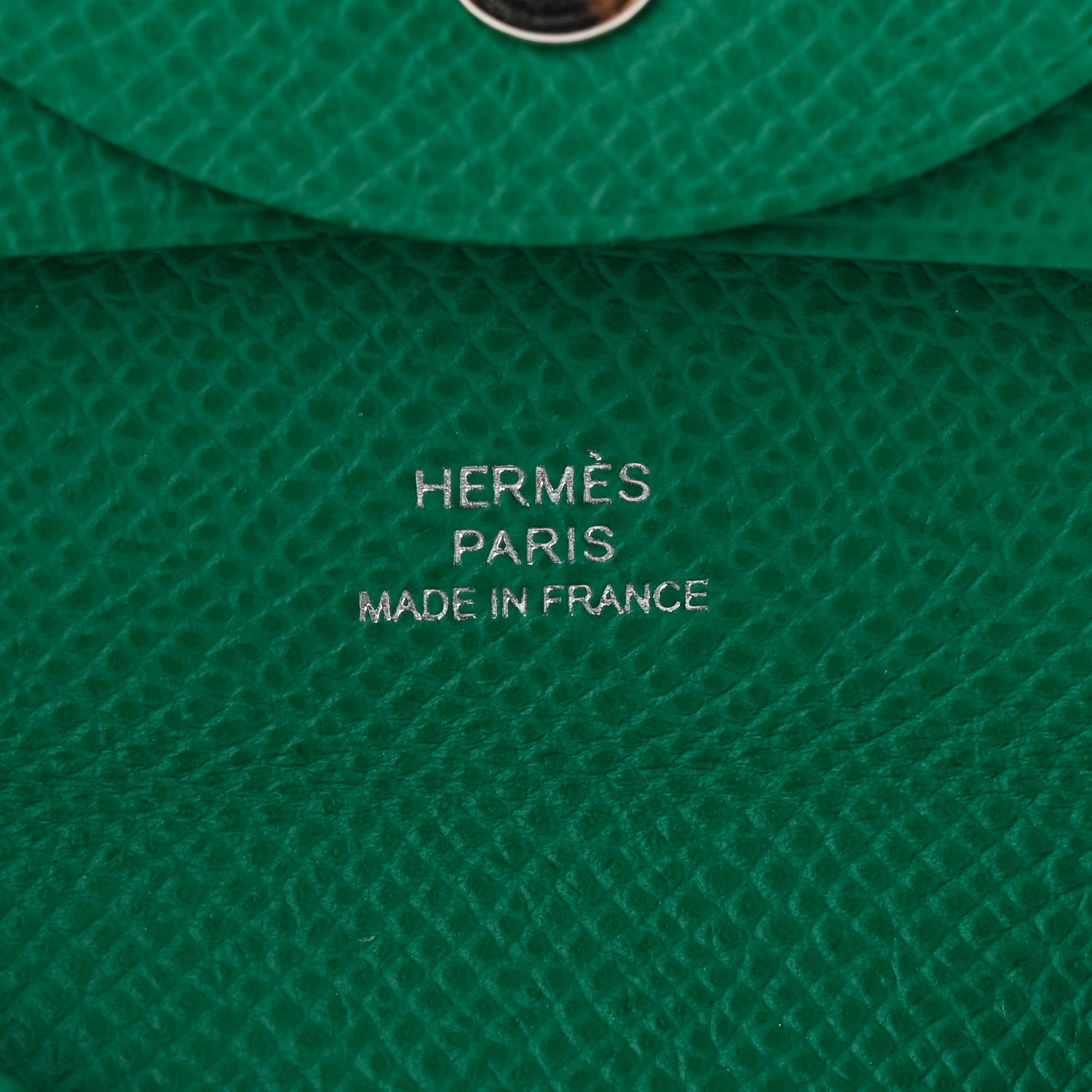 Hermes Epsom Bastia Coin Purse Vert Jade 6 of 9