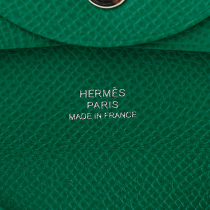 Hermes Epsom Bastia Coin Purse Vert Jade 6 of 9