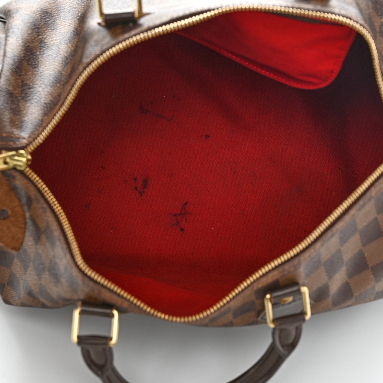 Louis Vuitton Damier Ebene Speedy 35 5 of 10