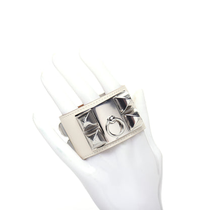 Hermes Swift Collier de Chien CDC Bracelet S Craie 2 of 5
