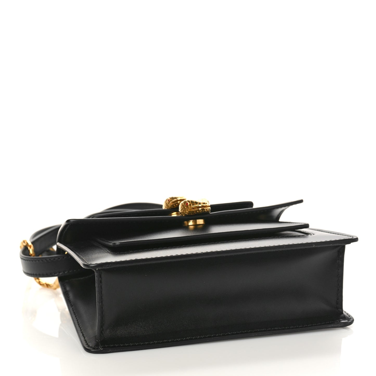 X ALEXANDER WANG Lambskin Serpenti Forever Belt Bag Black