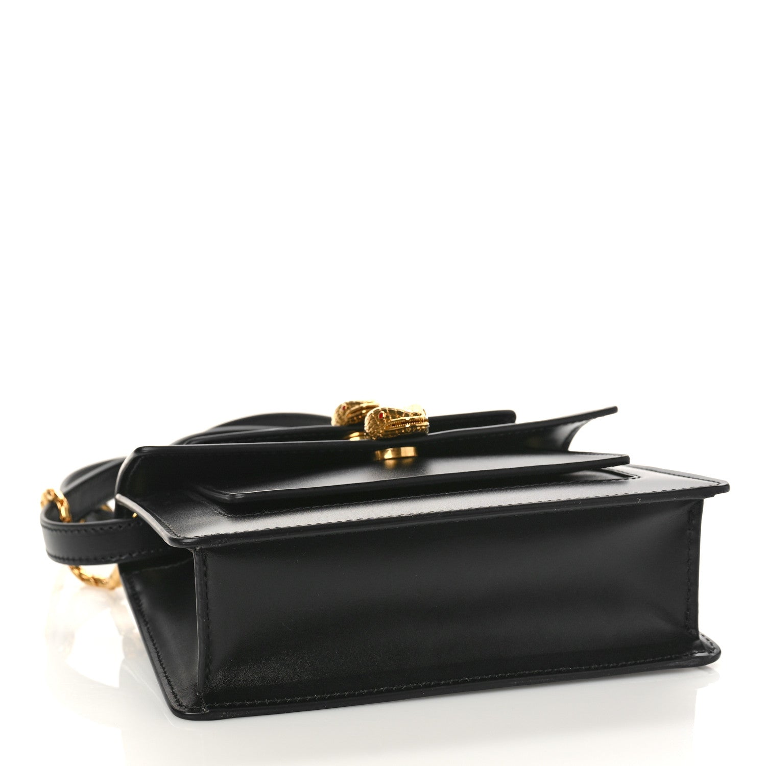 Bulgari X ALEXANDER WANG Lambskin Serpenti Forever Belt Bag Black 4 of 8