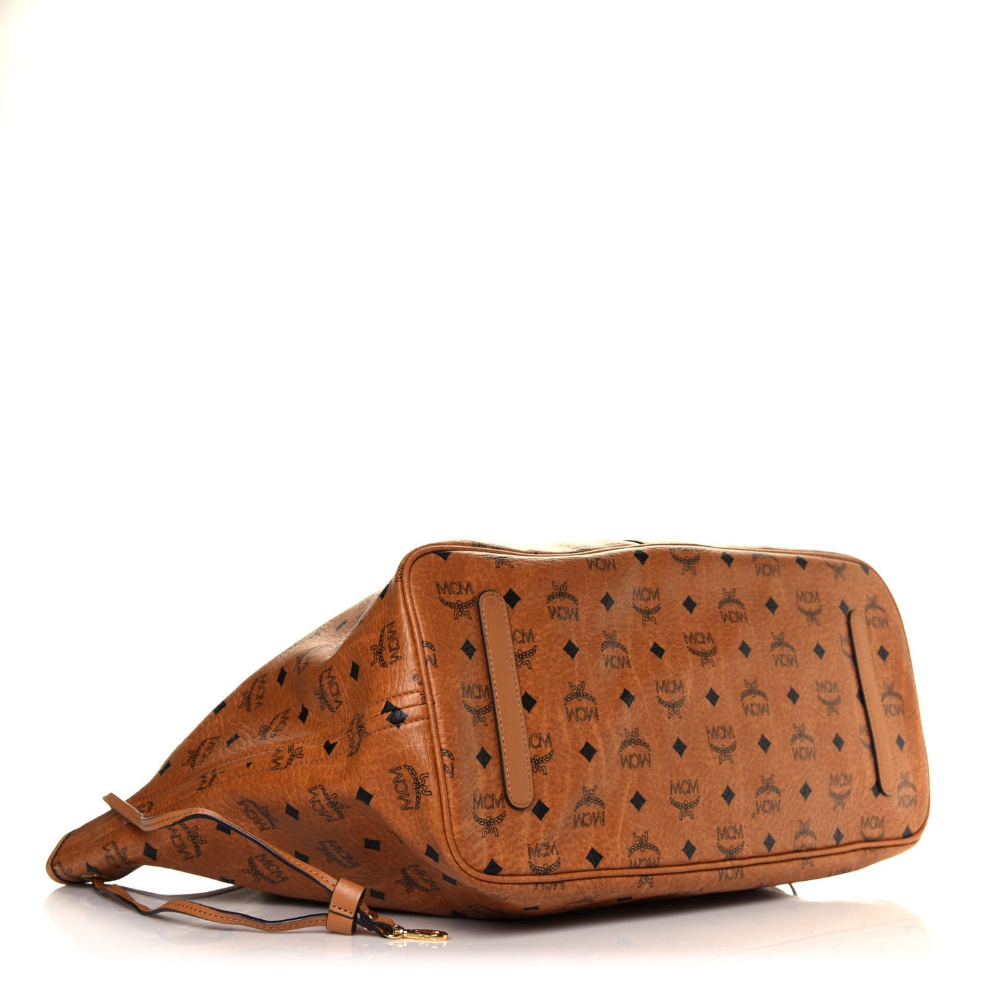 Visetos Large Liz Reversible Shopper Tote Cognac