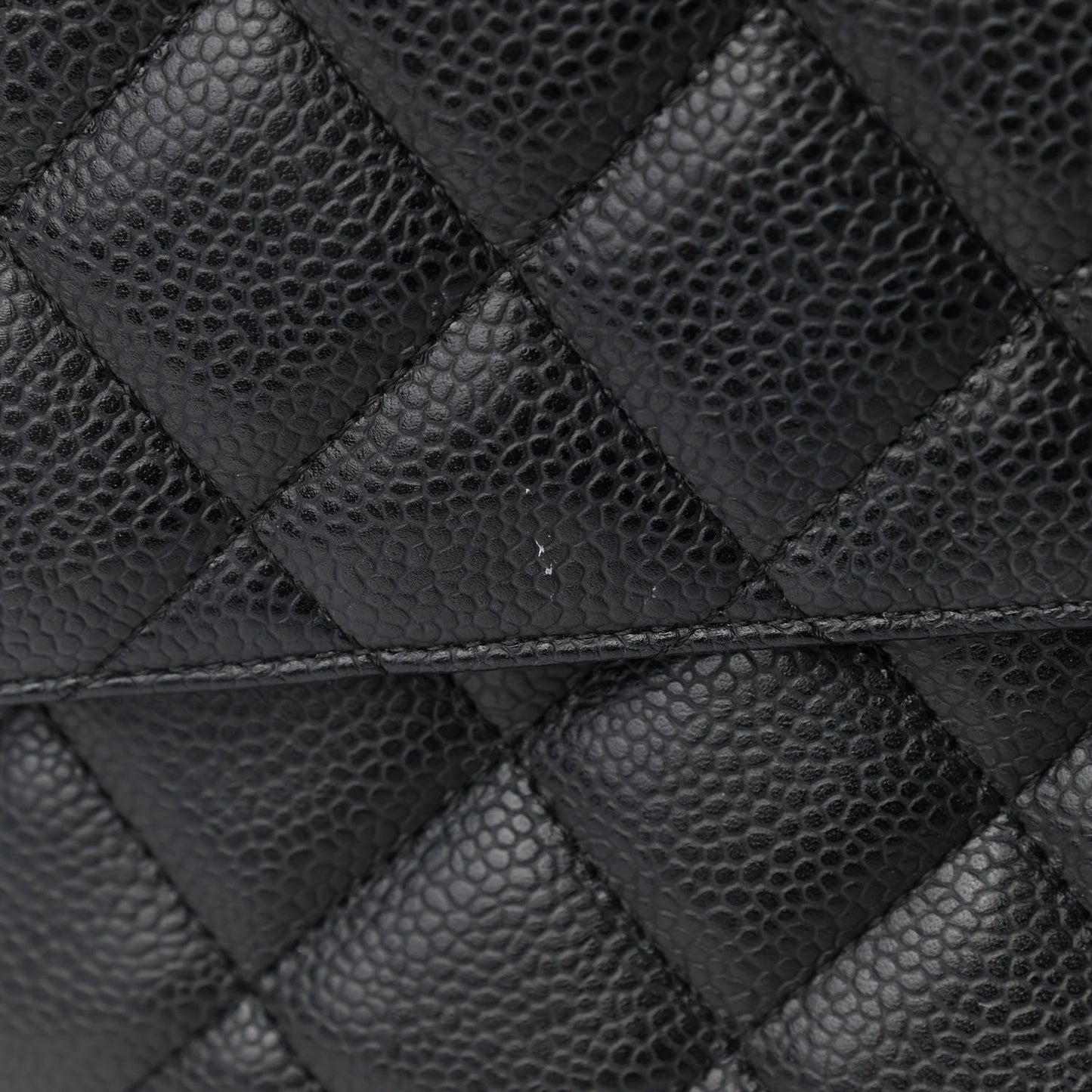Caviar Quilted Maxi Single Flap Black