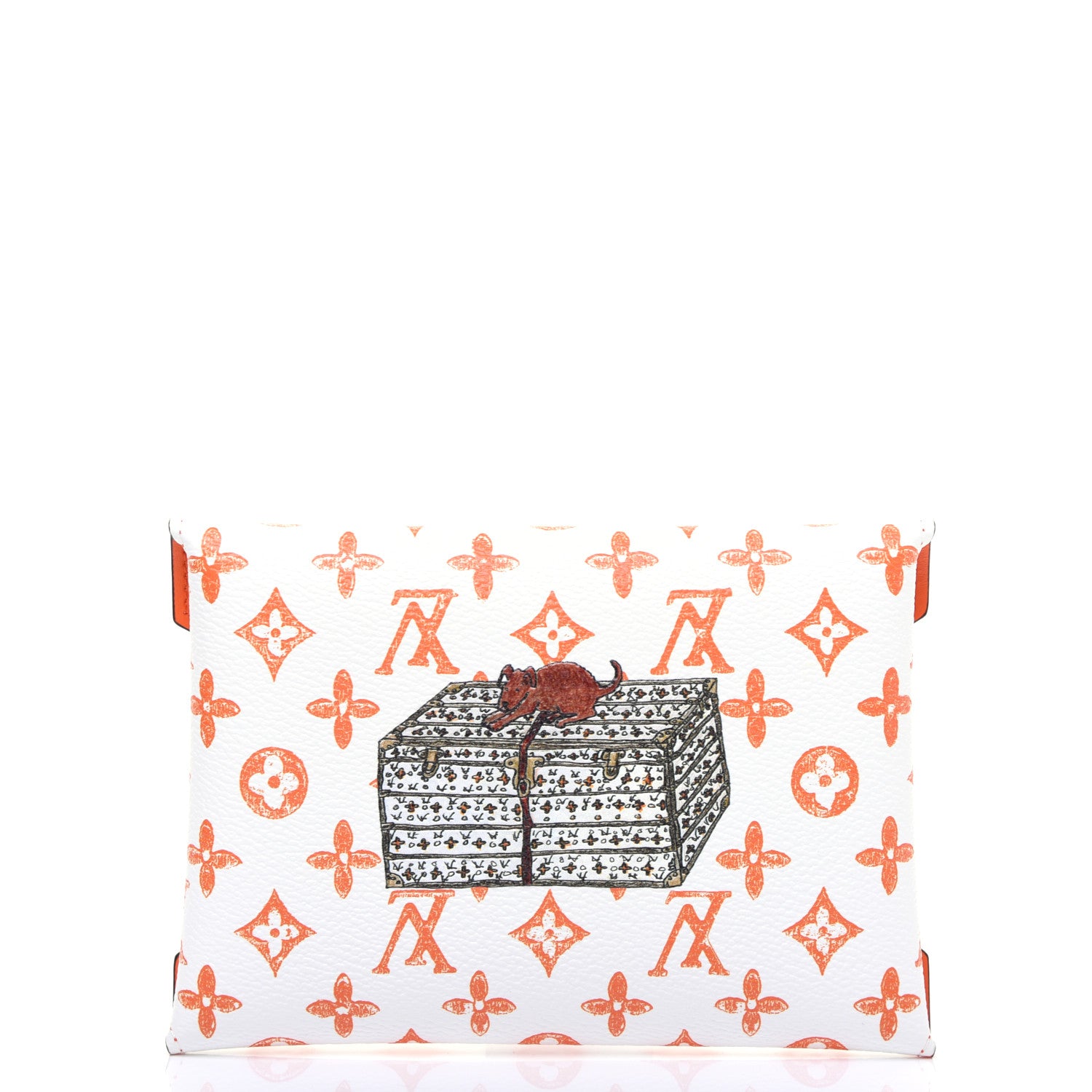 Louis Vuitton Catogram Kirigami Pochette Set Marron White Black 9 of 12