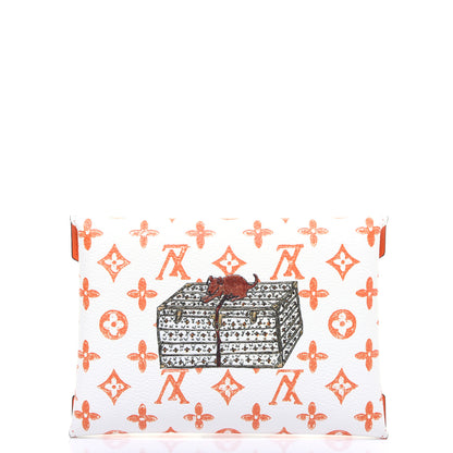 Louis Vuitton Catogram Kirigami Pochette Set Marron White Black 9 of 12