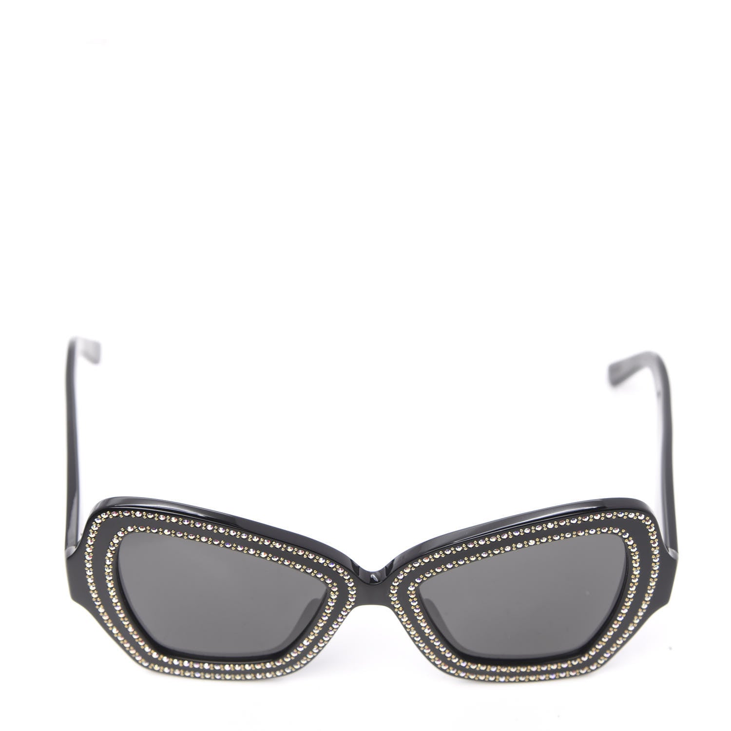 Celine Acetate Crystal Butterfly Sunglasses CL 4067IS Black 8 of 8