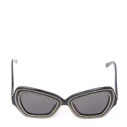 Celine Acetate Crystal Butterfly Sunglasses CL 4067IS Black 8 of 8