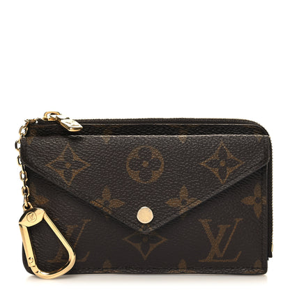 Louis Vuitton Monogram Recto Verso Card Holder Black 1 of 8