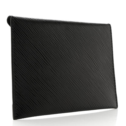 Louis Vuitton Epi Envelope Pouch Black 3 of 6