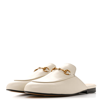 Gucci Malaga Kid Womens Princetown Slippers 38 Mystic White 4 of 10