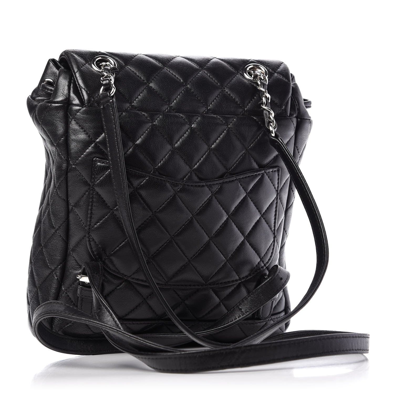 Chanel Calfskin Quilted Small Urban Spirit Backpack Black 2 of 8