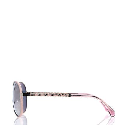 Chanel Pilot Winter Sunglasses 4219-Q Light Pink 3 of 8