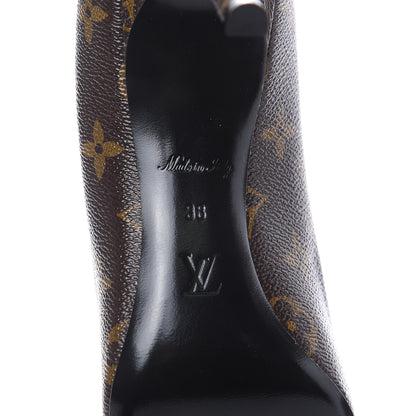 Louis Vuitton Monogram Cherie Pumps 38 Rose Gold 8 of 9