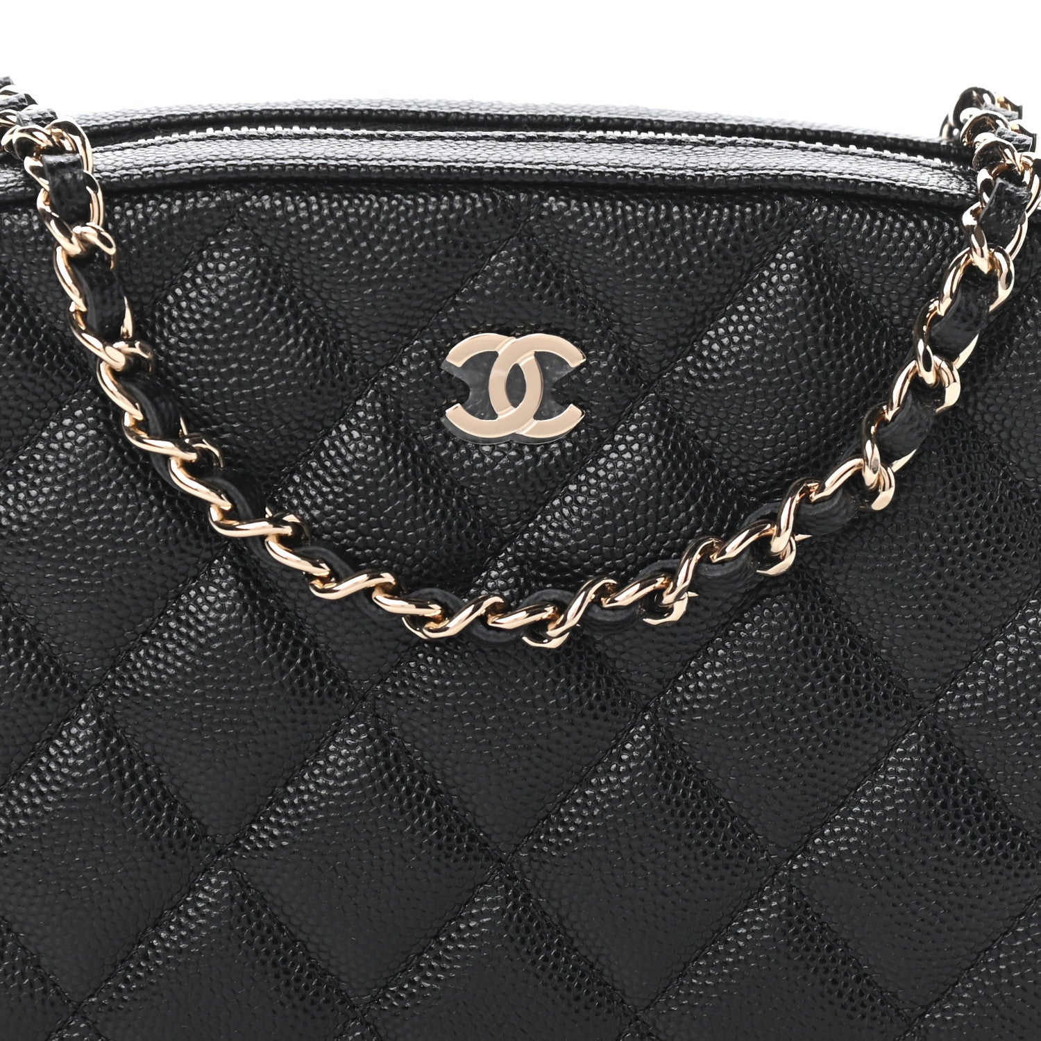 Chanel Caviar Quilted Vanity With Chain Black 8 of 10