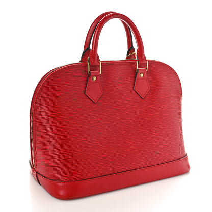 Louis Vuitton Epi Alma PM Castillan Red 3 of 9