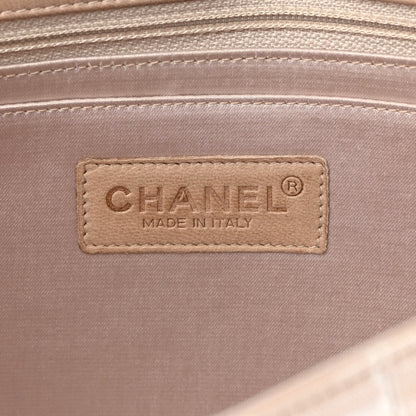 Chanel Nylon Medium Travel Flap Light Beige 6 of 13