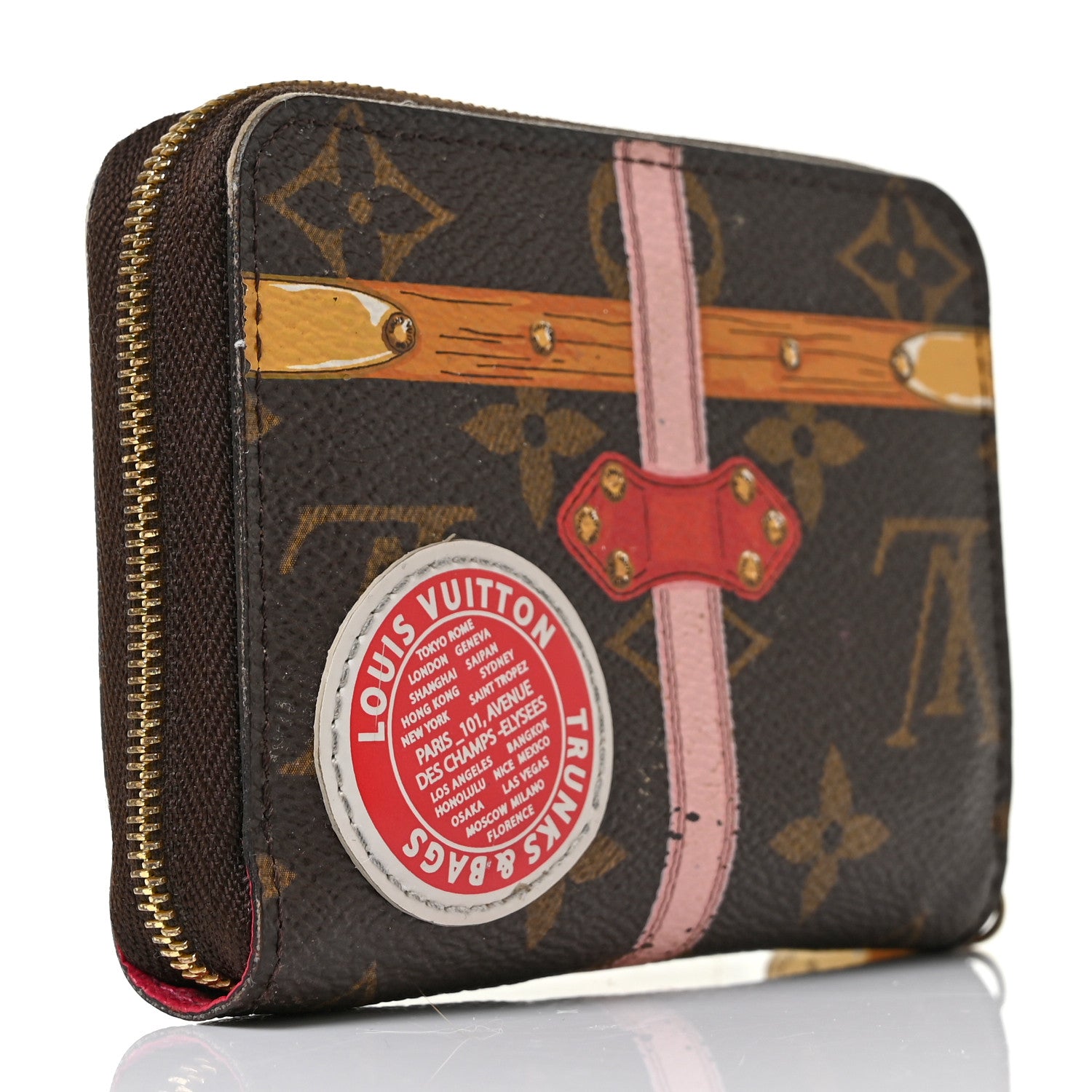 Louis Vuitton Monogram Summer Trunks Zippy Coin Purse 3 of 9