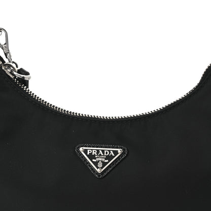 Prada Nylon Re-Edition 2005 Shoulder Bag Black 9 of 11