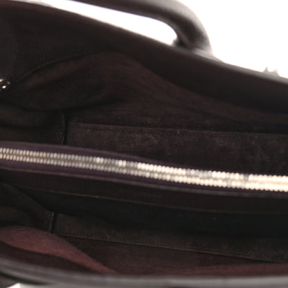 Saint Laurent Grained Calfskin Baby Supple Sac De Jour Bordeaux 5 of 12
